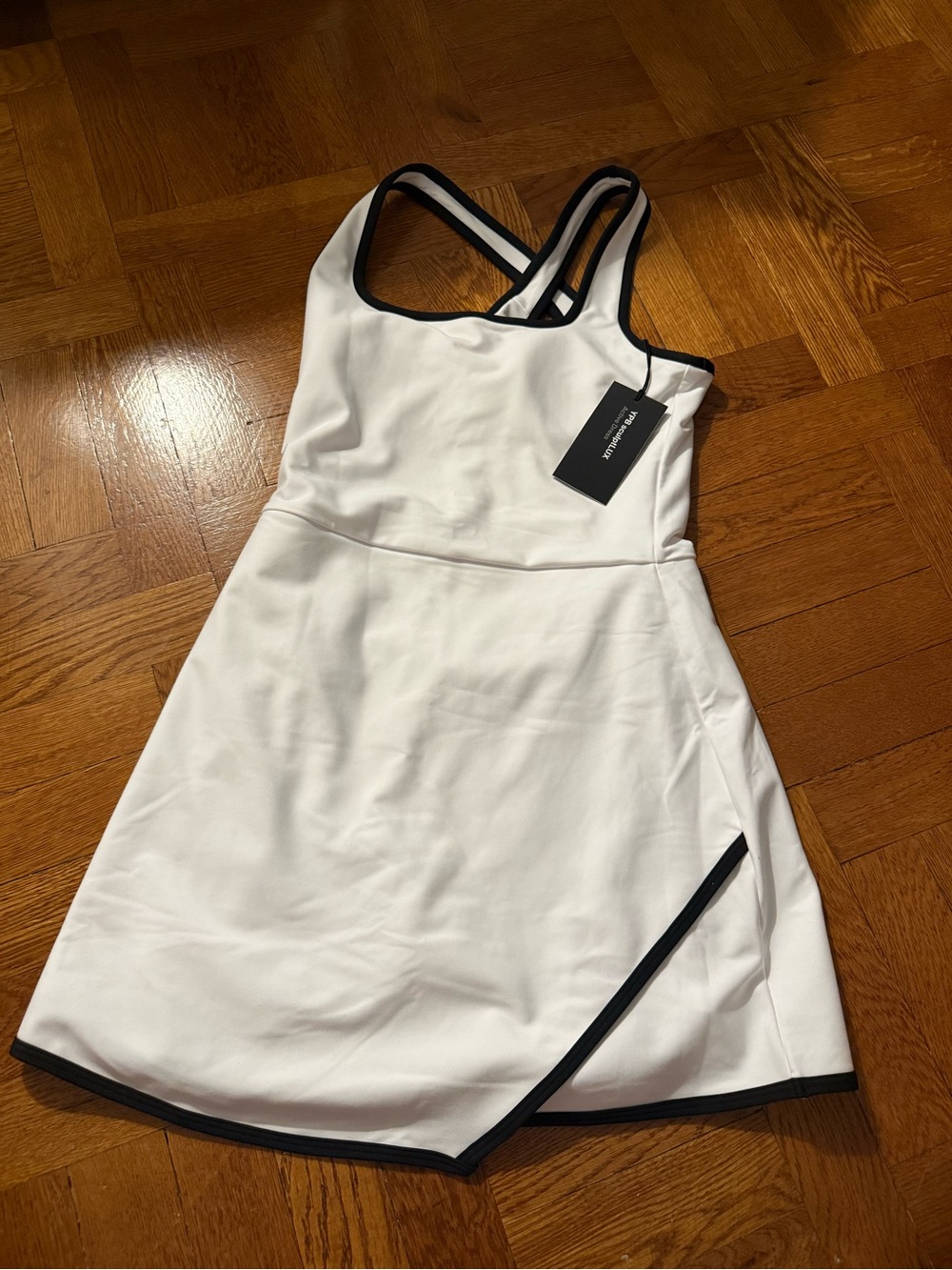 Abercrombie & Fitch White Mini Athletic Dress
